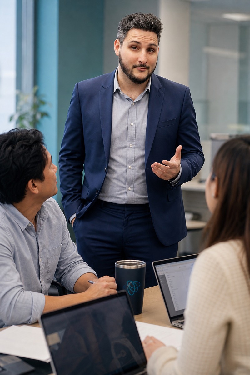 A ShooflyAI operator walking an accounting team through a workflow